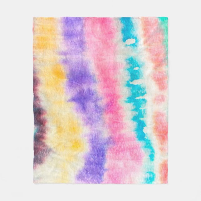 Indigo Old Dirty Wall. Dye Bohemian. Gult Stänk Fleecefilt (Framsidan)