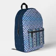 Indigo ottoman & japansk inspirerad konsthantverks