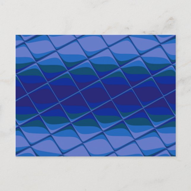indigo palett vykort (Framsida)