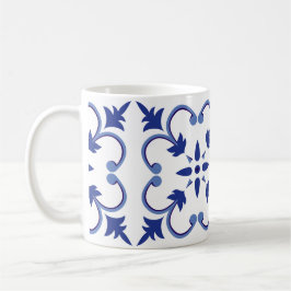 Indigo Petal Vine Kaffemugg