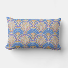 Indigo Scallop Petal Ländrygg Kudd Lumbarkudde