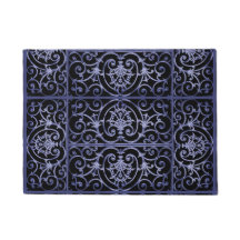 Indigo scrollwork mönster