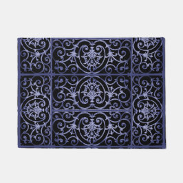Indigo scrollwork mönster