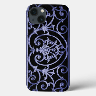 Indigo scrollwork mönster Fodral-Mate iphone case