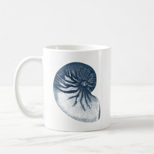 Indigo Shark Öga Seashell Kaffemugg