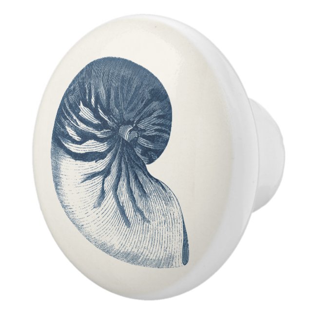 Indigo Shark Öga Seashell Knopp (Höger)