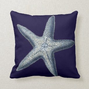 Indigo Snäckor IV Kudde