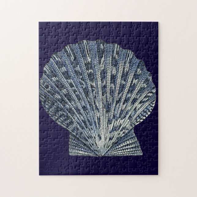 Indigo Snäckor VIII Pussel (Vertikal)