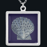Indigo Snäckor VIII Silverpläterat Halsband<br><div class="desc">Havsliv</div>