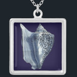 Indigo Snäckors I Silverpläterat Halsband<br><div class="desc">Havsliv</div>