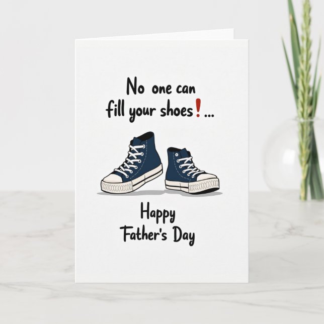 Indigo Sneakers Fars Dag-kort Kort (Framsida)
