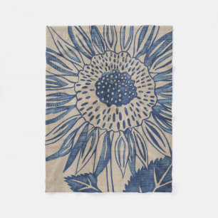 Indigo Solros Fleecefilt