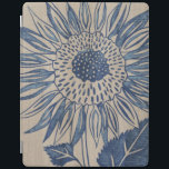 Indigo Solros iPad Skydd<br><div class="desc">Blommigt</div>