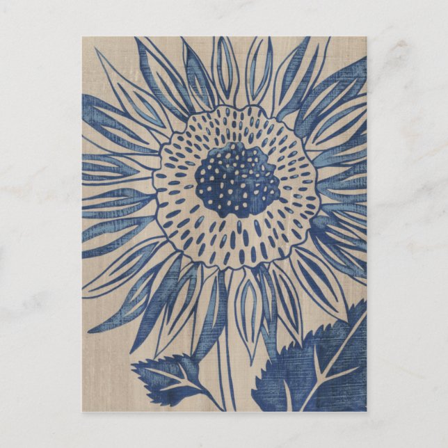 Indigo Solros Vykort (Framsida)