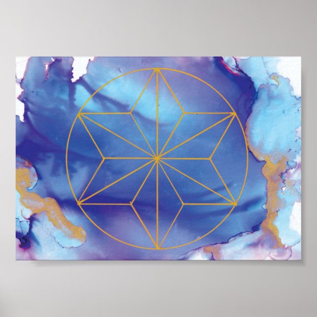 Indigo star/crystalgrid-mall poster (Framsidan)