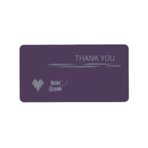 Indigo Tack Gift Sticker Adressetikett