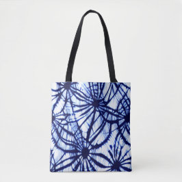 Indigo Tie Dye Tote Bag Tygkasse