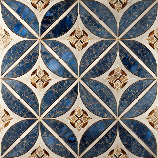 Indigo Tile Anteckningsbok