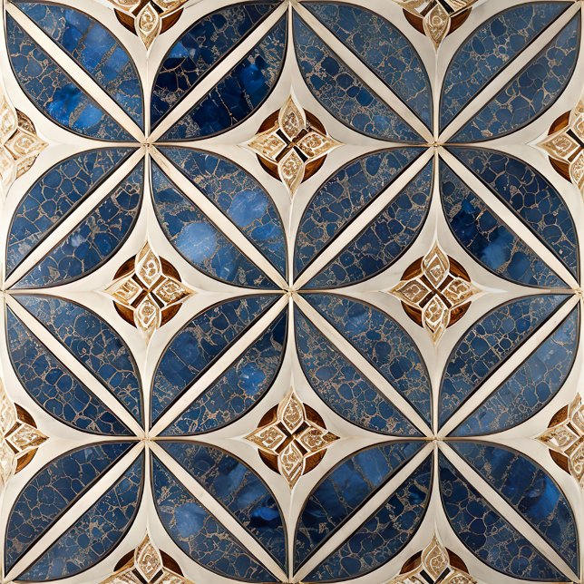 Indigo Tile Anteckningsbok (Skapare uppladdad)