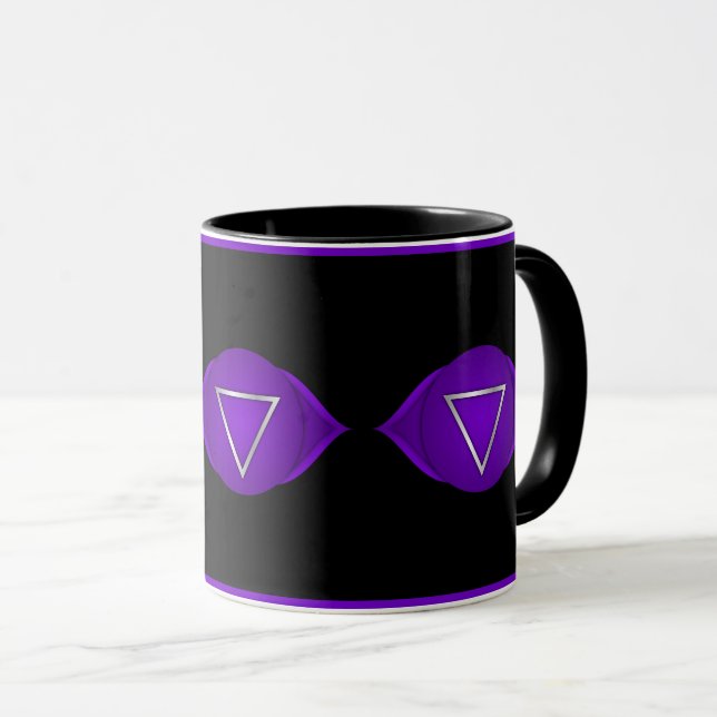 Indigo Tredje Öga Chakra Zen Yoga Namaste Mugg (Framsida höger)