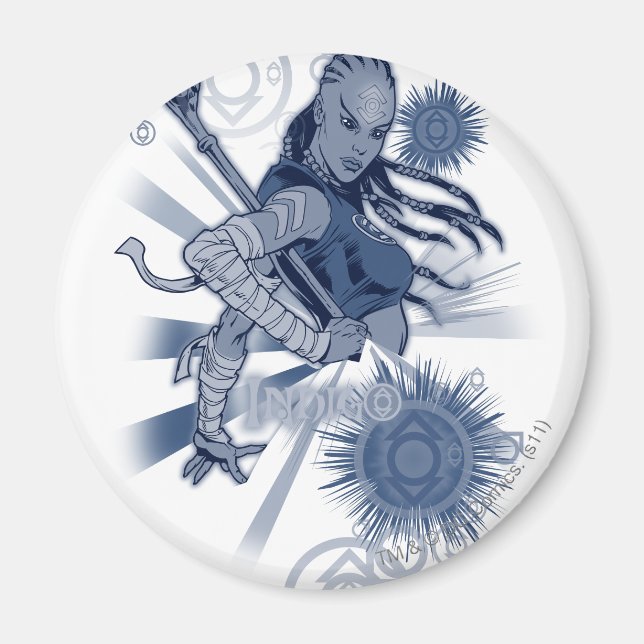 Indigo Tribe 10 Magnet (Framsidan)