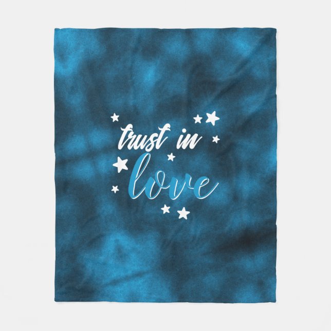 Indigo "Trust In Love" Fleecefilt (Framsidan)
