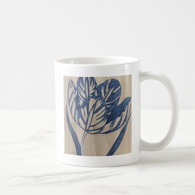 Indigo Tulip Kaffemugg (Höger)