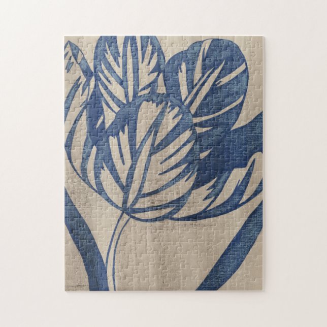 Indigo Tulip Pussel (Vertikal)