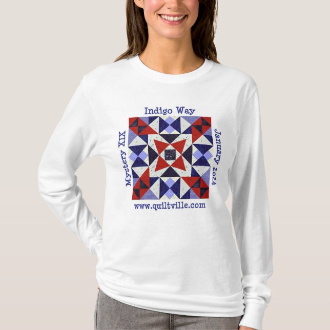 Indigo Way långärmad shirt T Shirt (Framsida)