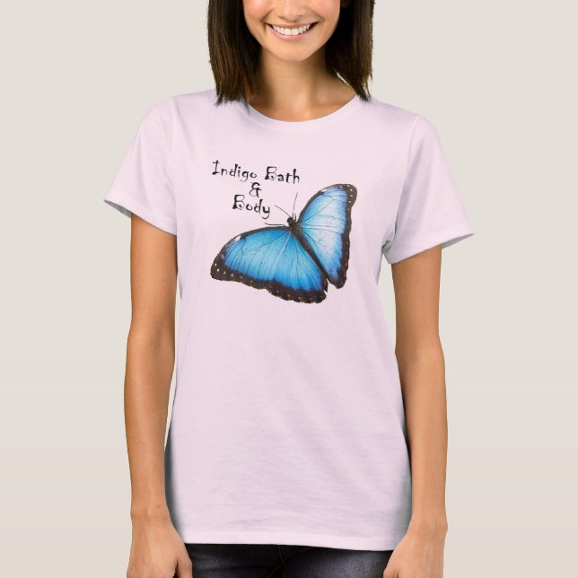 Indigoblå baby - docka T T-shirt (Framsida)
