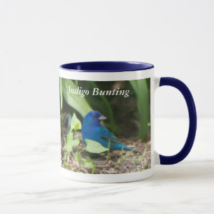 Indigoblå Bunting Mugg