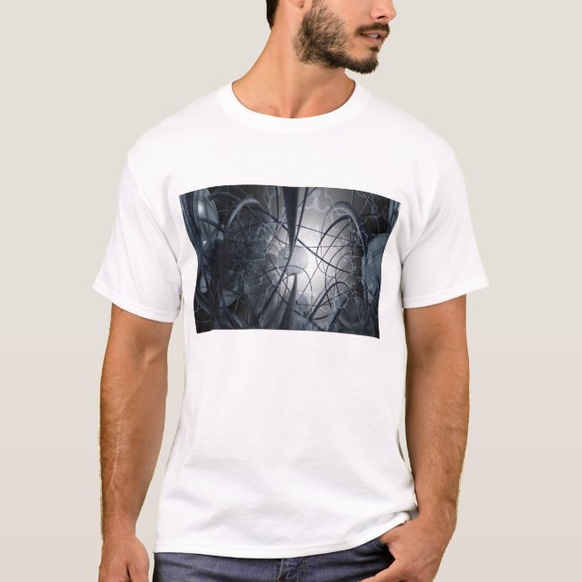 Indigoblå föreställning tee shirt (Framsida)