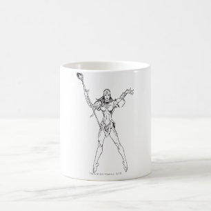 Indigoblå stam 6 kaffemugg