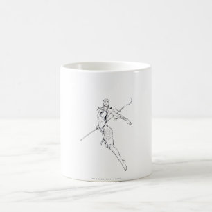 Indigoblå stam 8 kaffemugg