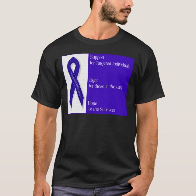 Indigoblått band tee shirt (Framsida)