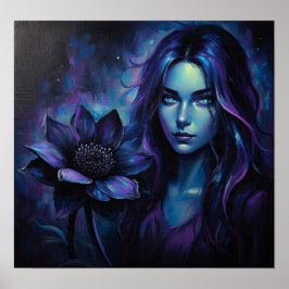 IndigoWildFlower Poster