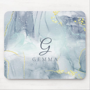 Indikolit Guld Glitter Watercolor Anpassade Musmatta