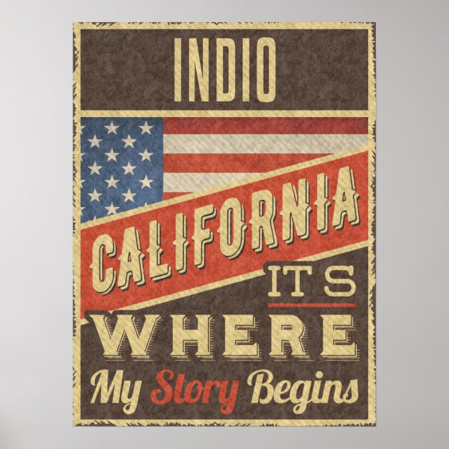 Indio California Poster (Framsidan)