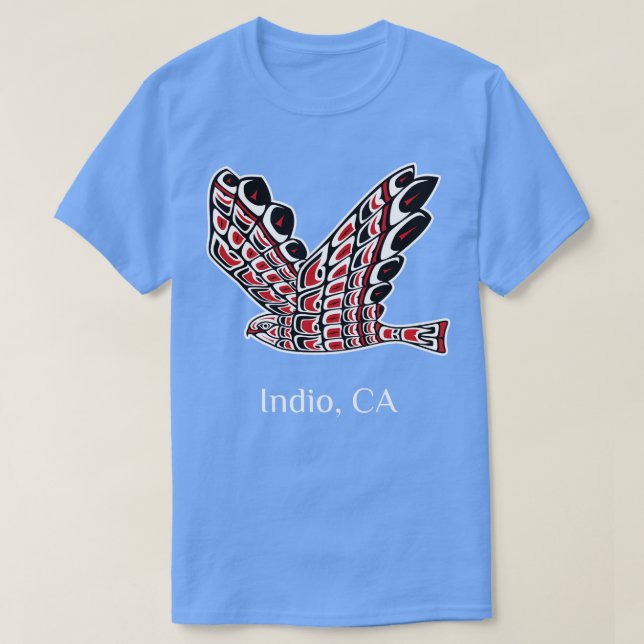 Indio Redail Hawk Native American Bird of Be A T Shirt (Design framsida)