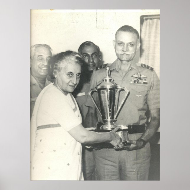 Indira Gandhi Poster (Framsidan)