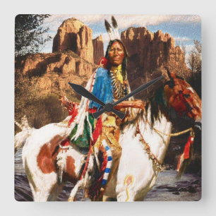 Indisk 1A-klocka Fyrkantig Klocka