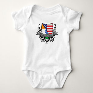 Indisk-amerikansk Shield Flagga Tee Shirt