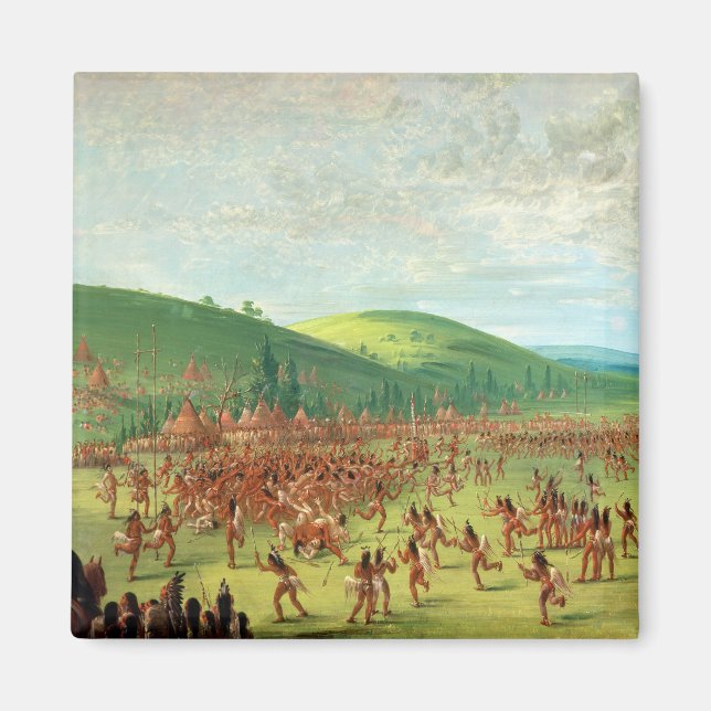 Indisk Boll-spel Magnet (Framsidan)