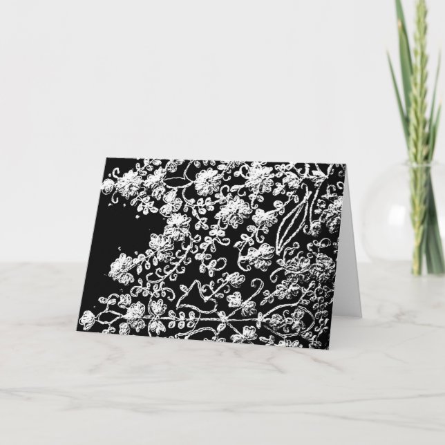 Indisk broderiy inbjudan (Framsida)