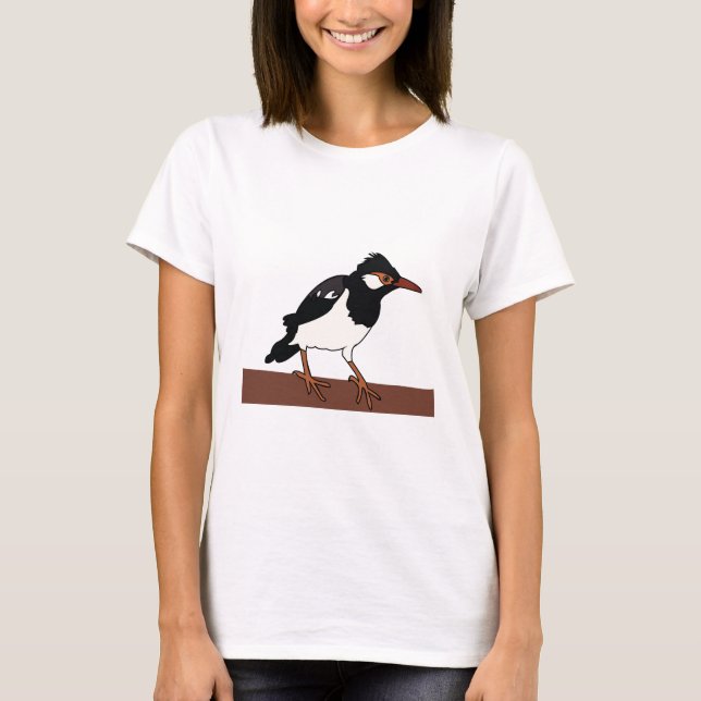 Indisk brokig majna  t shirt (Framsida)