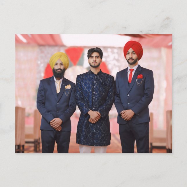 Indisk bror vykort (Framsida)