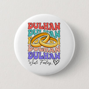 Indisk brud att bli bröllop Desi bröllop Dulhan Wa Knapp