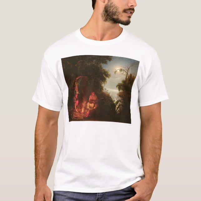 Indisk Campfire (2166A) T Shirt (Framsida)