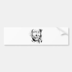 Indisk chef Bläck Sketch Motivational Bildekal