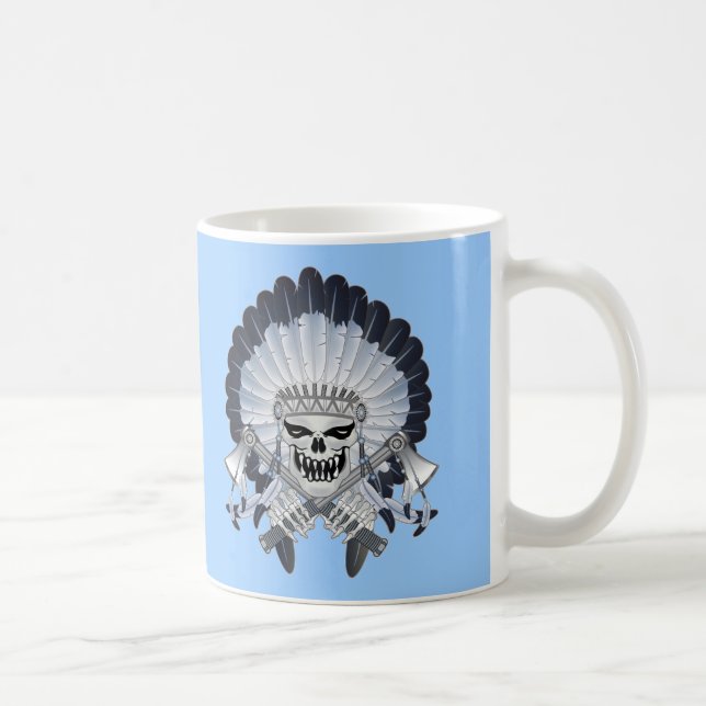 Indisk Chief Skull Kaffemugg (Höger)